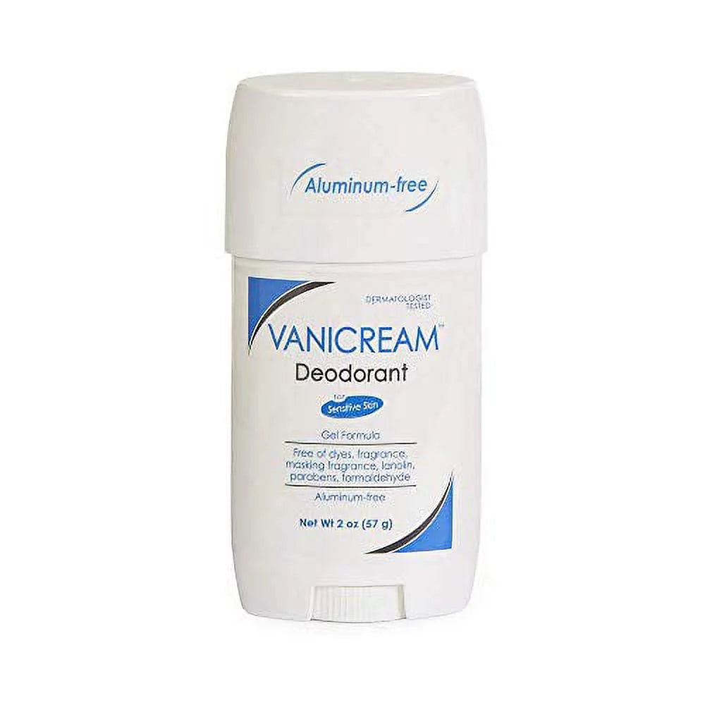 Vanicream Aluminum Free Deodorant, Gel Formula, Fragrance Free For Sensitive Skin 2 Oz (3 Pack)