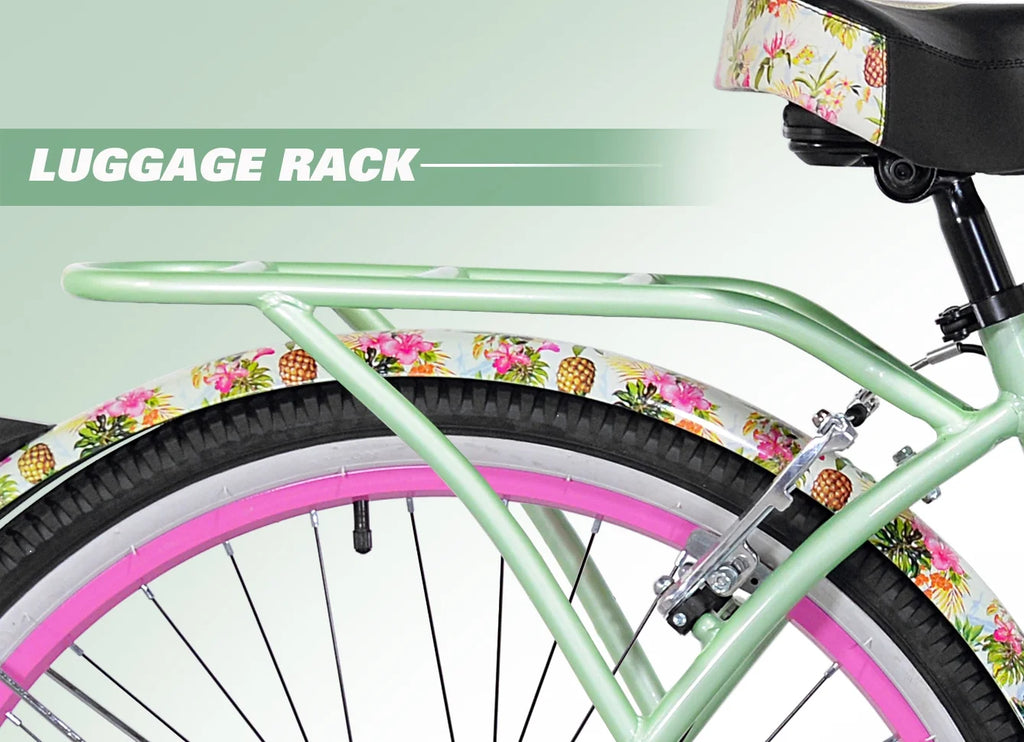 Margaritaville 26" Pineapple Women's Cruiser Bike, Green
