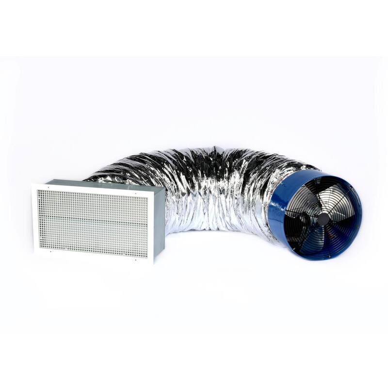 6500 CFM Energy Efficient Whole House Fan Includes 2-Speed Remote with Timer