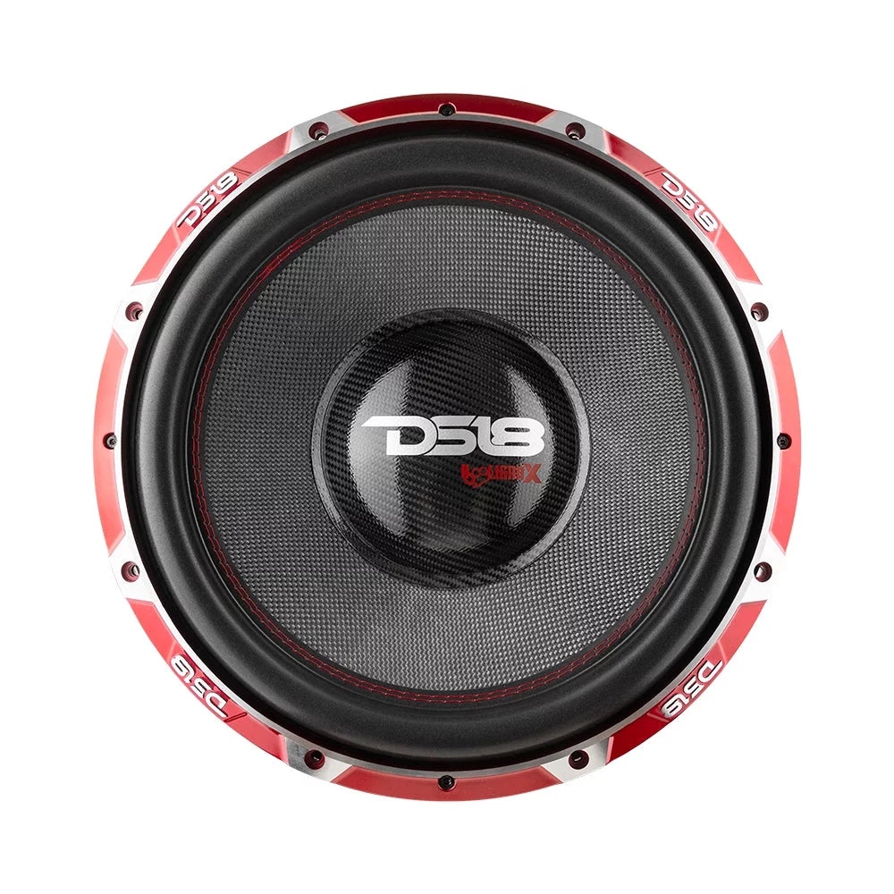DS18 Hooligan X 15 Competition Subwoofer 6000 Watt 1 Ohm 4" DVC HOOL-X15.1DSPL
