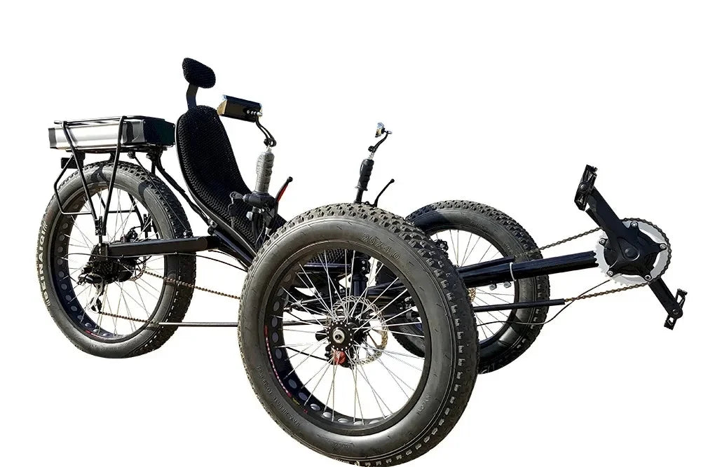 Fat Tire Electric Recumbent Trike for Adults - Off-Road Adventure