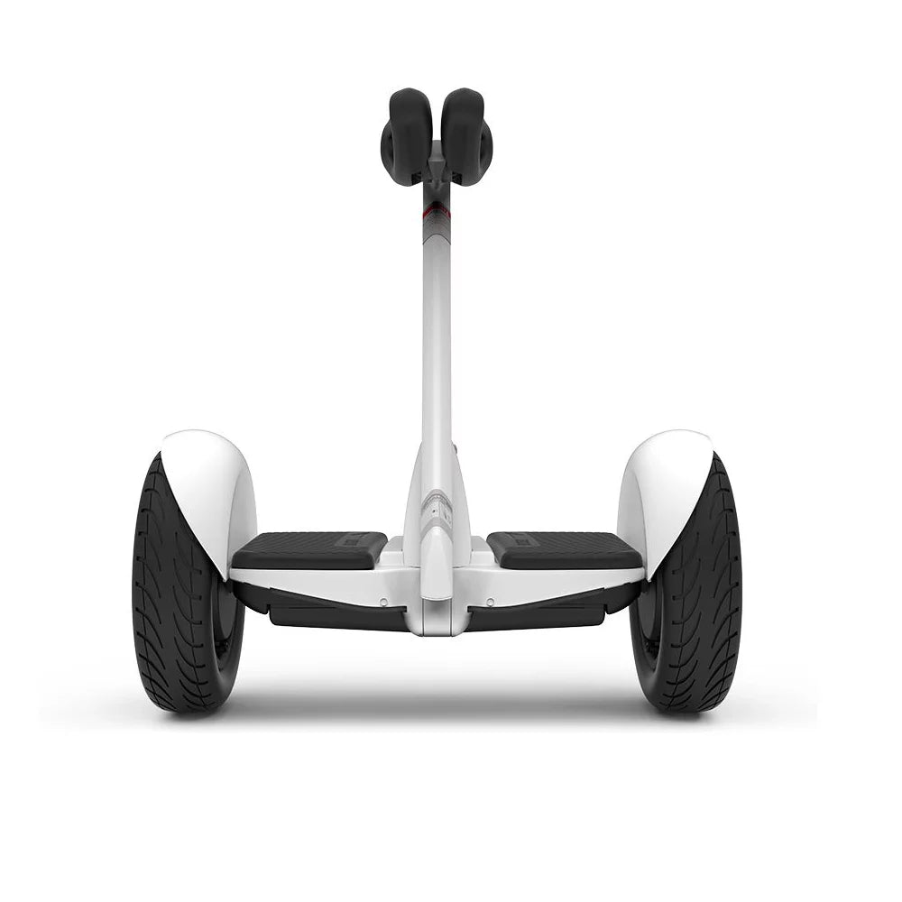 Ninebot S by Segway Smart Self Balancing Transporter 13.7 Mile Range, 10 MPH of Top Speed, 10.5-Inch Pneumatic Air Filled Tires, Mobile App Control, Customizable LED Lights (White)