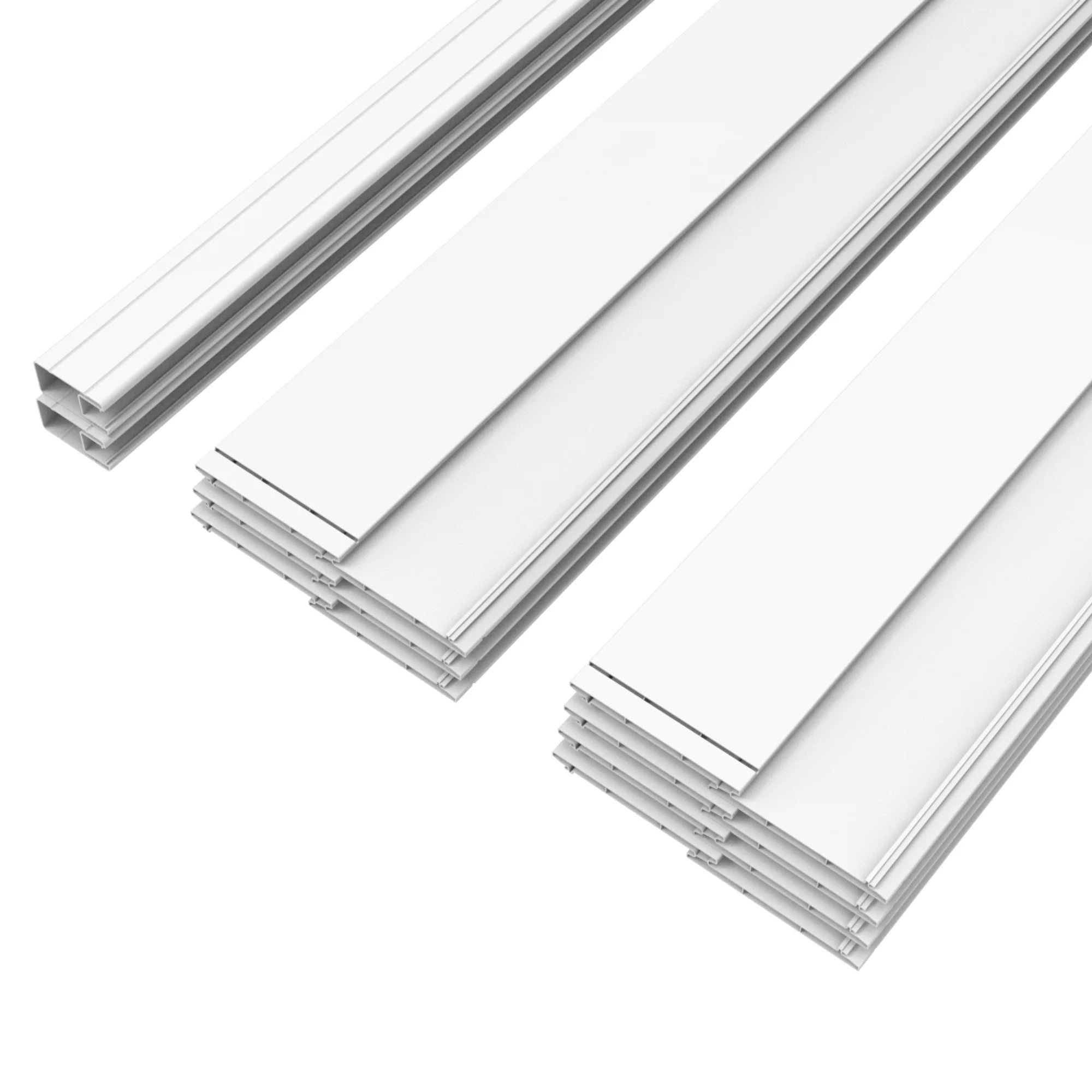 Bridgeport 6 ft. x 6 ft. White Vinyl Privacy Fence Panel