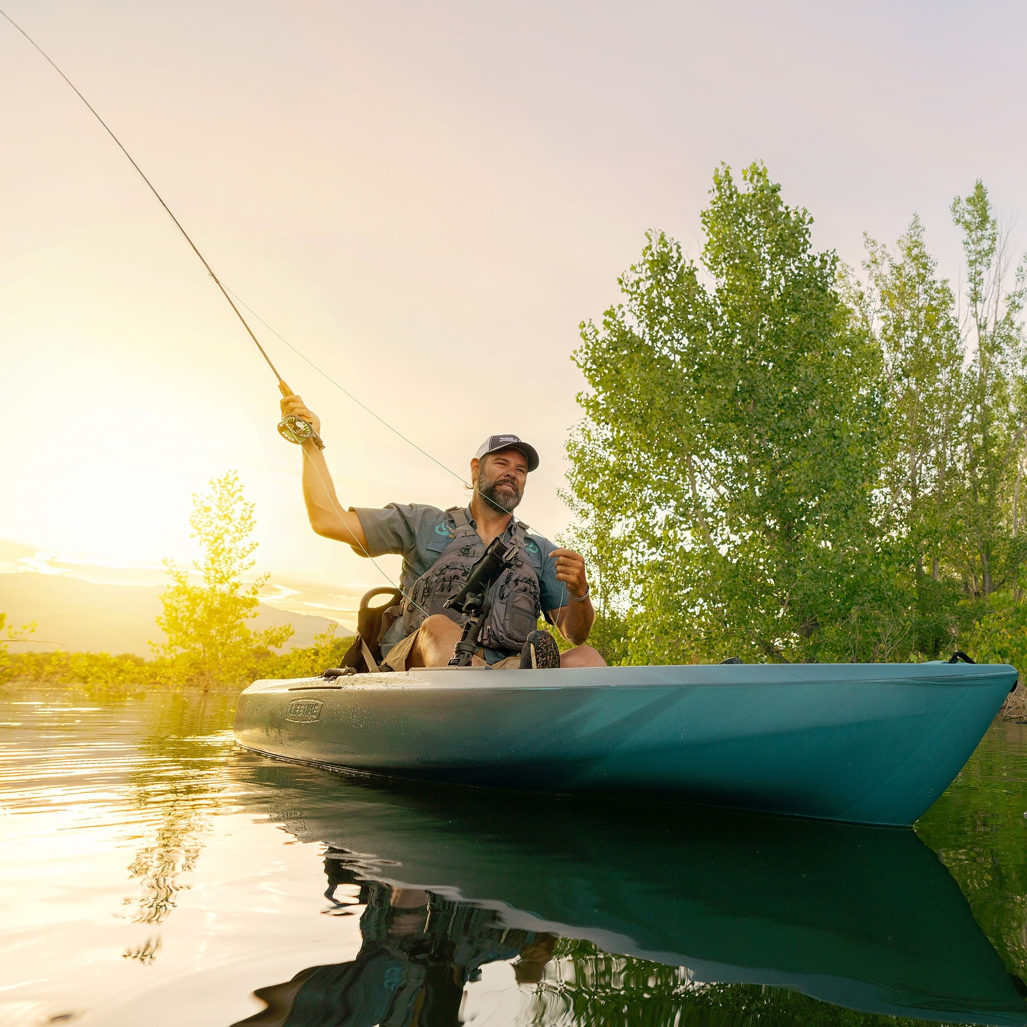 Lifetime Tamarack Pro 123 inch Sit-On-Top Kayak, Lightning Fusion (90995)