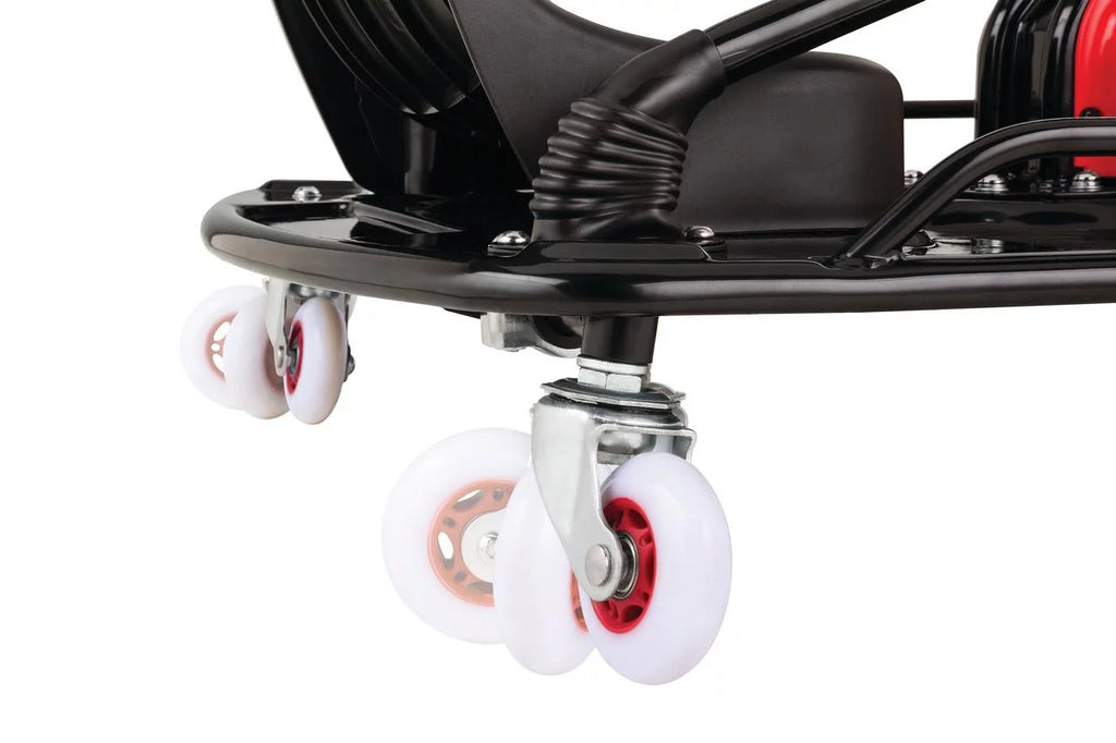 Razor Crazy Cart - 24V Electric Drifting Go Kart for Kids 9 and up- Variable Speed, Up to 12 mph, Drift Bar for Controlled Drifts