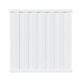 Bridgeport 6 ft. x 6 ft. White Vinyl Privacy Fence Panel