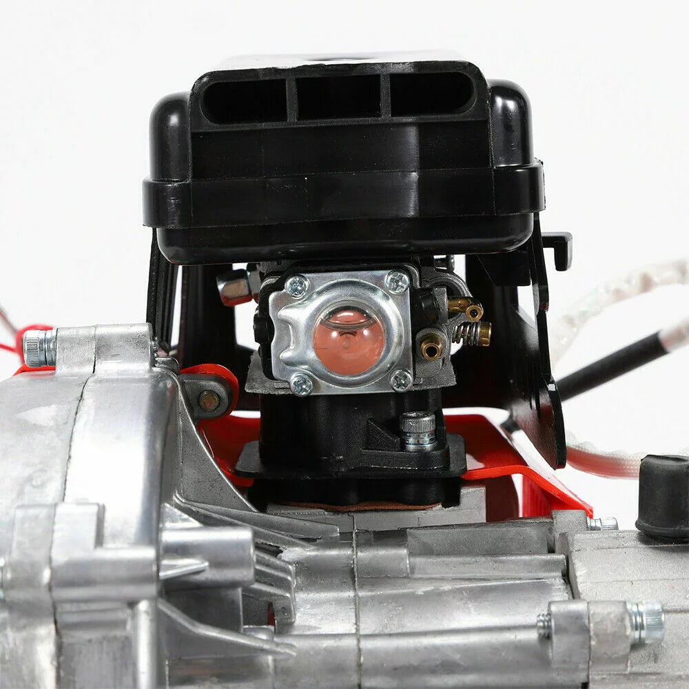 CNCEST 49CC 2-Stroke Gas Engine Kits Single Cylinder Pull Start Mini choppers for Pocket Bike