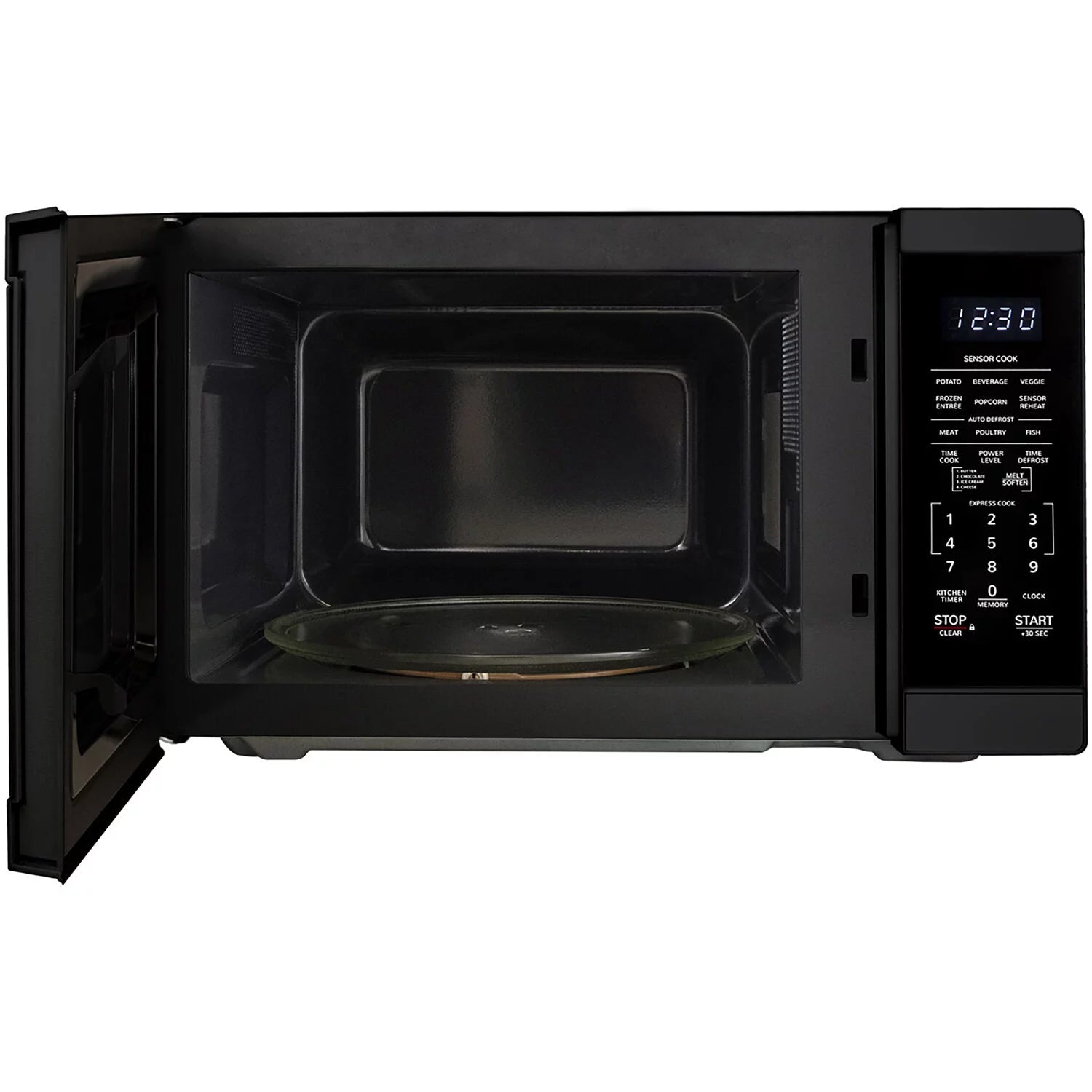 Sharp 1.4-Cu. Ft. Countertop Microwave Oven in Black