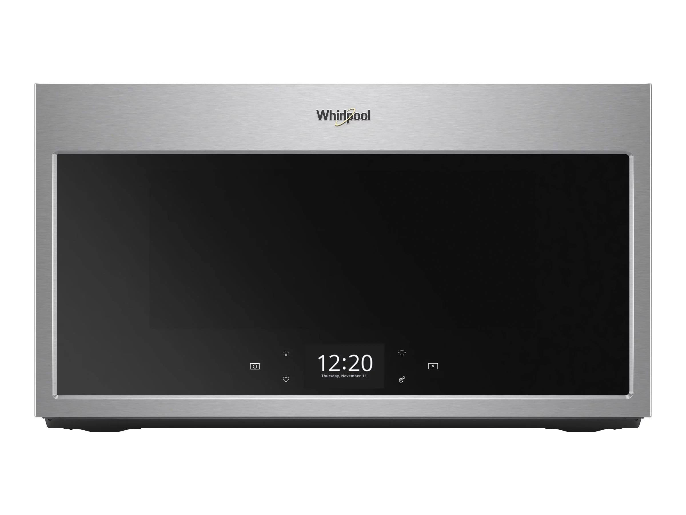 Whirlpool WMHA9019HZ - Microwave oven with convection - over-range - 1.9 cu. ft - 1100 W - stainless steel with built-in exhaust system