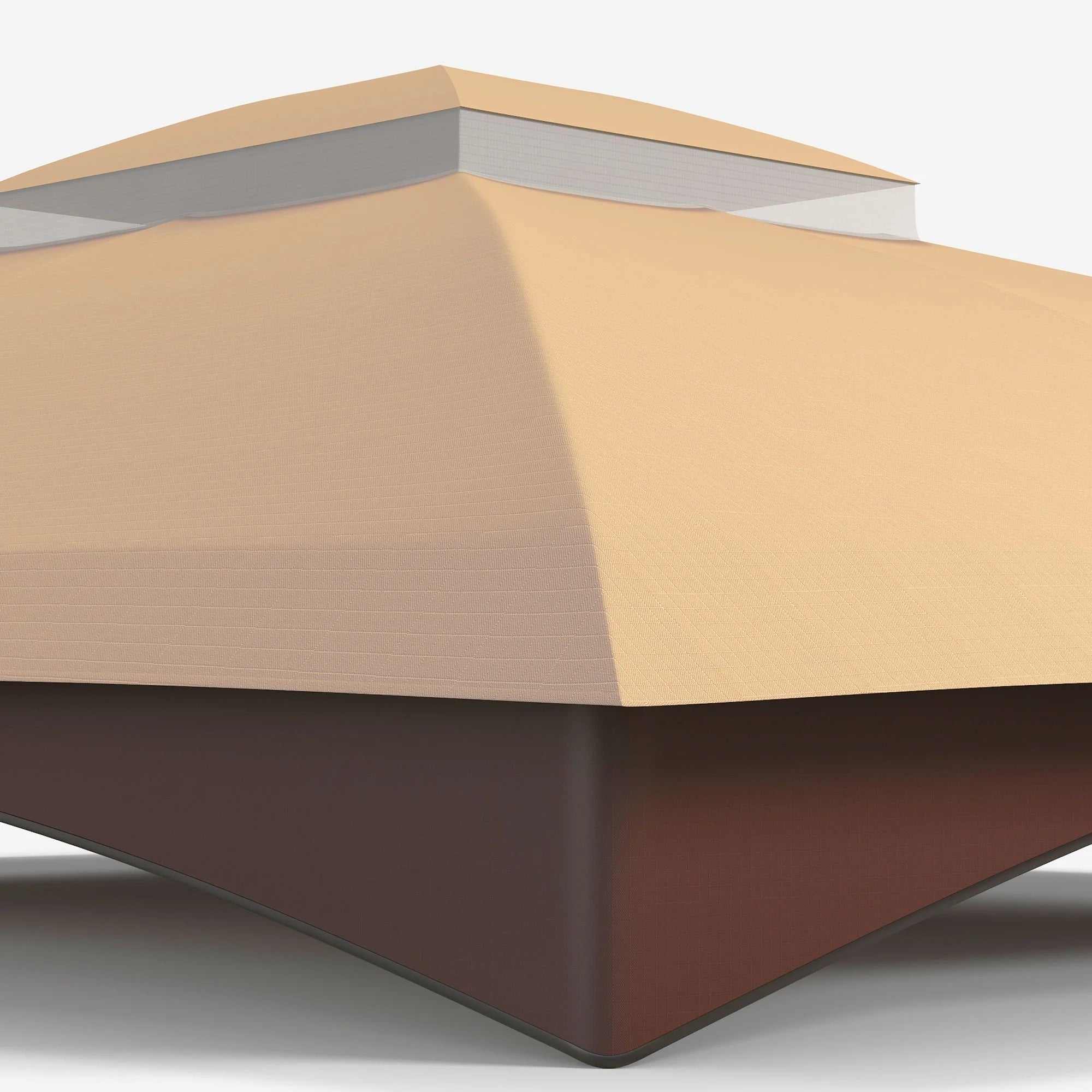Outsunny Gazebo Canopy Replacement for 10' x 12' Patio Gazebo, Beige