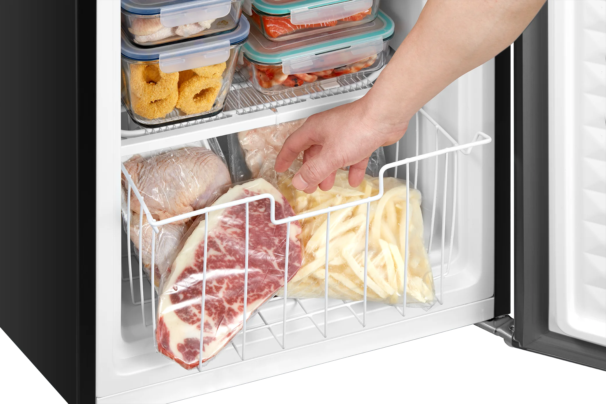 Arctic King 3.0 Cu ft Upright Freezer Stainless Steel Door, E-star new