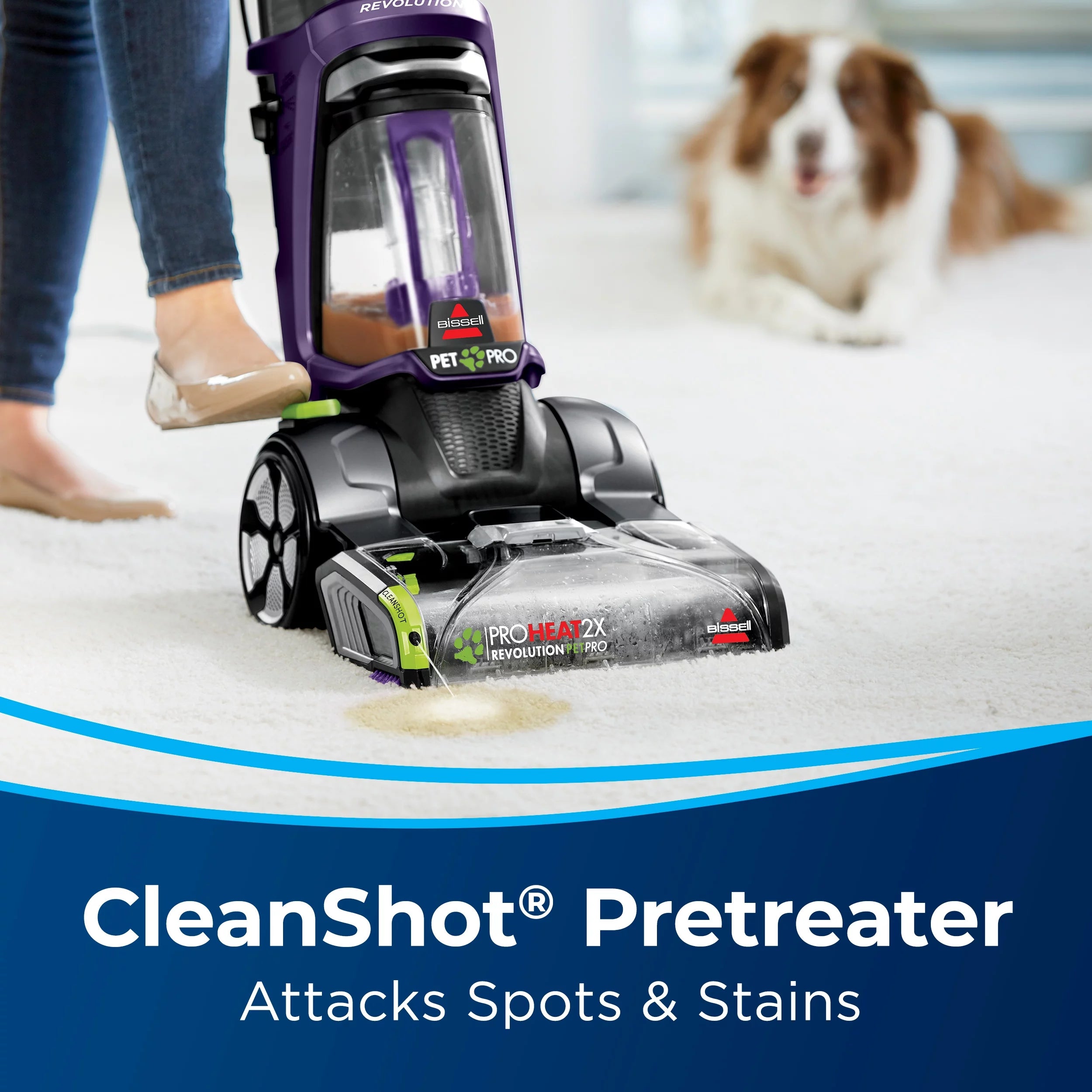 BISSELL Pro Heat 2X Revolution Pet Pro Full-Size Carpet Cleaner 3586